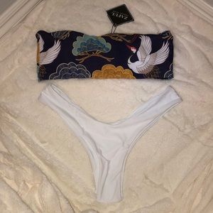Zaful bandeau swimsuit